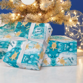 Guld Turtles Bläck | Mele Kalikimaka jul Presentpapper