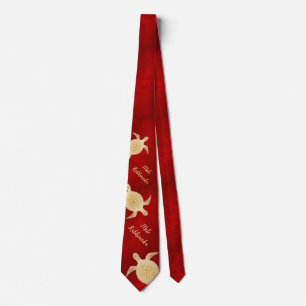 Guld Turtles Mele Kalikimaka Hawaiian Red Slips