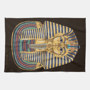 Guld- Tutankhamons maskerar Kökshandduk