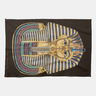 Guld- Tutankhamons maskerar Kökshandduk