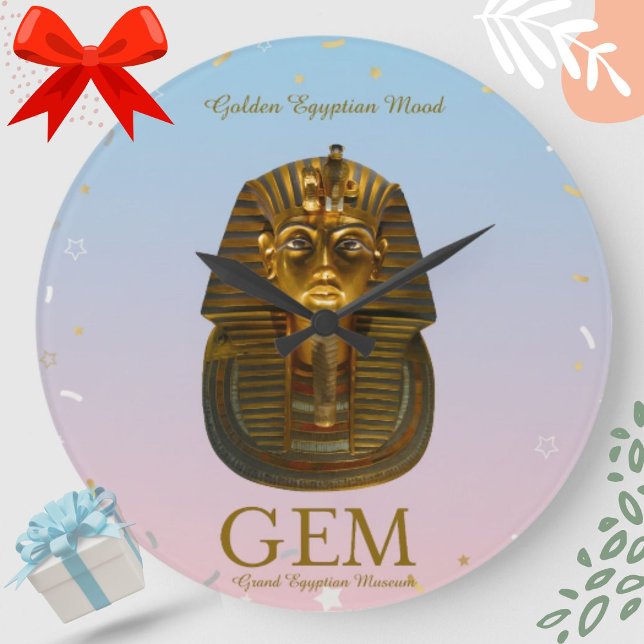 Guld Tutankhamun Väggur GEM (GEM
Gift)