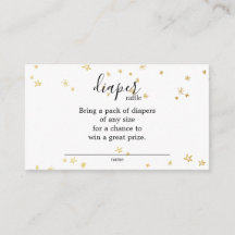 Guld Twinkle Little Star Shower Raffle