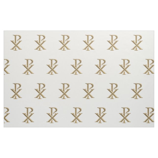 Guld- tyg för ChiRhosymbol (Fat Quarter)