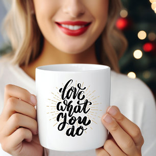Guld-typografi, inspirationsoffert Mugg