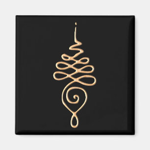 Guld Unalome Magnet