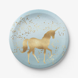 Guld- UnicornAqua Ombre
