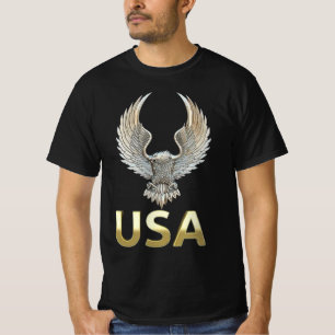 Guld USA Örn T-Shirt