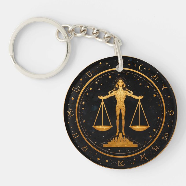 Guld Vågen Zodiak vågskål (Framsidan)