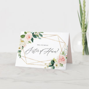 Guld Vår Blooms kommer att bli min hederssyster Kort