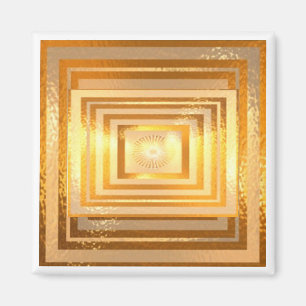 Guld- varm energi magnet