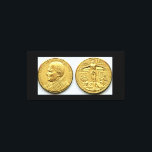 GULD VATICAN MYNT MED POPE JOHN PAAUL ii Canvastryck<br><div class="desc">GULD VATICAN MYNT MED POPE JOHN PAUL II</div>