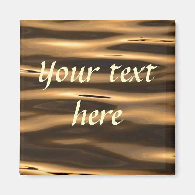 Guld Vatten Magnet (Framsidan)