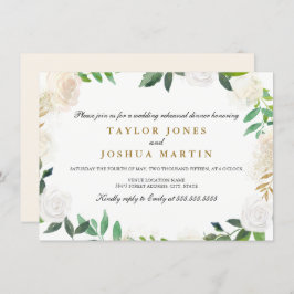  Guld-vattenfärgsrepeteringsmiddagen Inbjudan