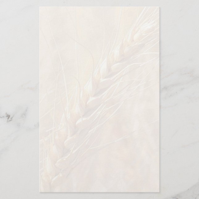 Guld- veteanpassningsbarbrevpapper brevpapper (Framsida)