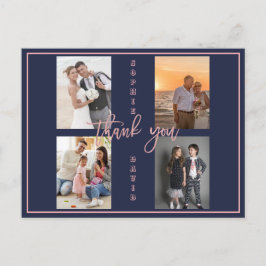 Guld Vi Förnyar Löftet Foto Collage Vykort