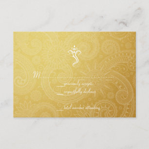 Guld Vinayaka Bröllop OSA Cards Kort