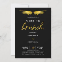 Guld Vingar, Black Post Bröllop Brunch