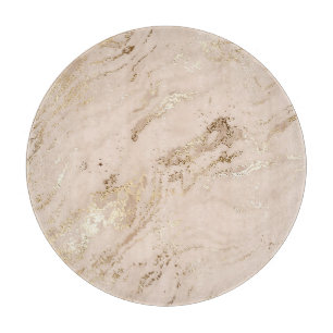 Guld Vinkara: Abstrakt Marble