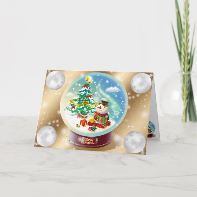 Guld-vinter Kort (Framsida)