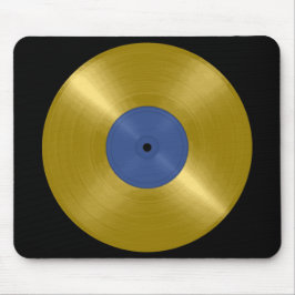 Guld Vinyl Record Album Musmatta