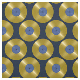 Guld Vinyl Record Album Tyg