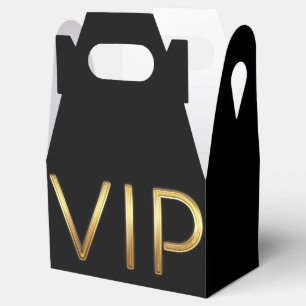 Guld VIP svart Födelsedagsfest (valfritt färg) - f Presentaskar