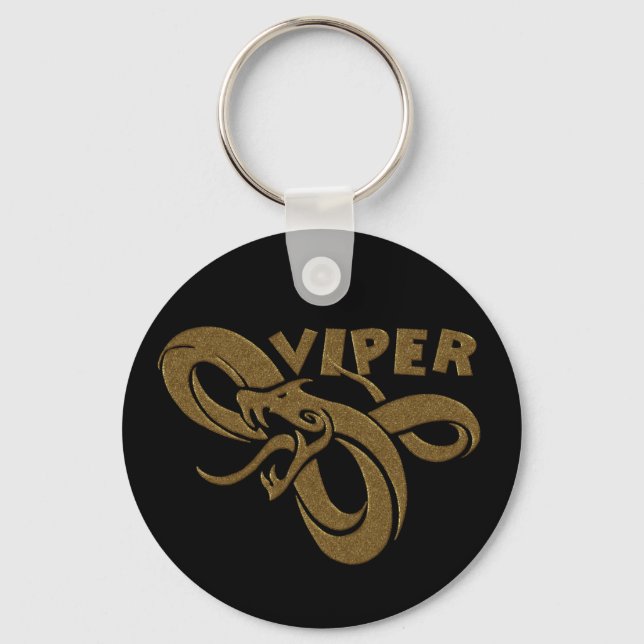 GULD VIPER NYCKELRING (Framsida)