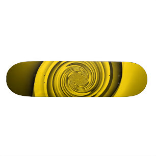Guld virvlar runt skateboard bräda 20 cm
