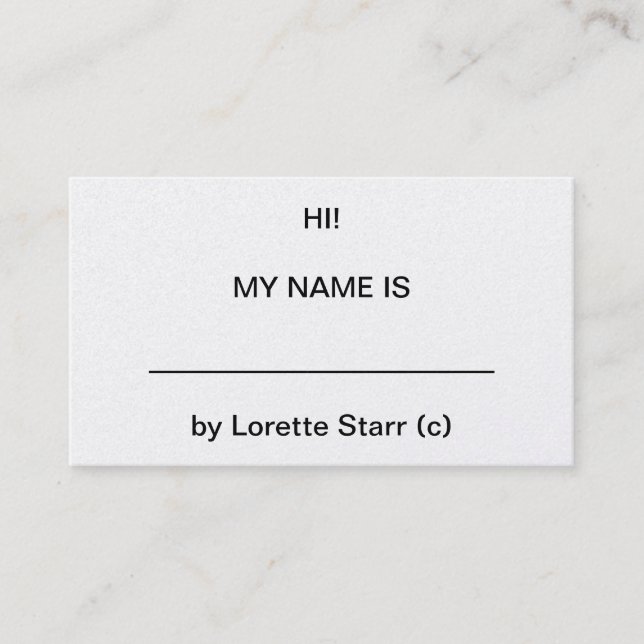 GULD- visitkort (Framsida)