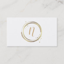 Guld & Vit Blank Glam Modern Minimal Bröllop