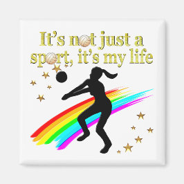 GULD VOLLEYBALL ÄR MIN LIVSMARK MAGNET