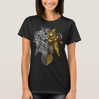Guld- Vs vitugglaillustration T Shirt