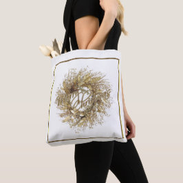 Guld WAN God jul Tote Bag Tygkasse