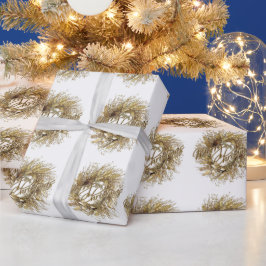 Guld Wandement God jul Wrapping Papper Presentpapper