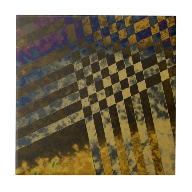 Guld Weave Kakelplatta (Framsidan)