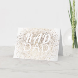 Guld Whimsical RAD PAPPA Formell Elegant Fars dag Kort