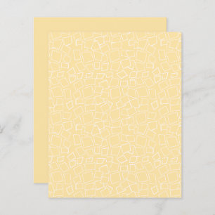 Guld White Abstrakt Geometric Mosaic Scrapbook