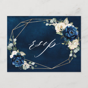 Guld White Champagne Ivory Geometric OSA Pos Vykort