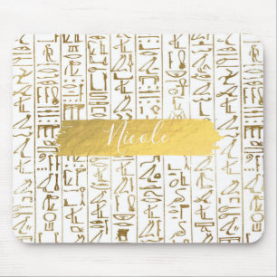 Guld & White Egyptian Egypten Glam Modern Chic Musmatta