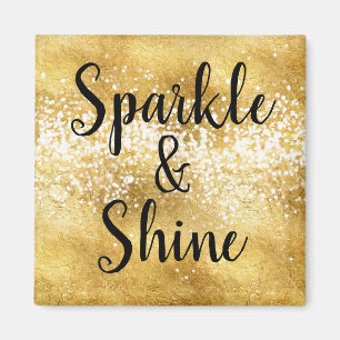 Guld White Gnistra Shine Magnet