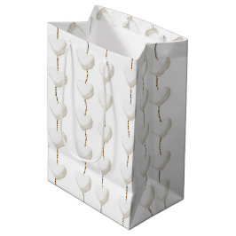 Guld White Hearts Birthday