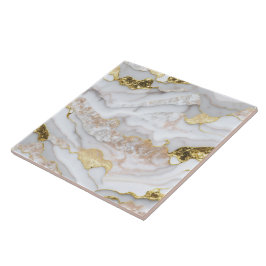 Guld White Modern marble Agate Collection Kakelplatta