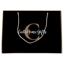 Guld White Monogram Namn Luxury