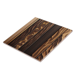 Guld Wood Modern Art Lamperia Collection Kakelplatta