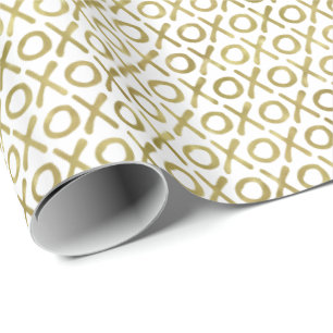 Guld XOXO Presentpapper
