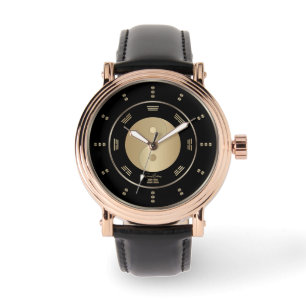 Guld Yin Yang Luxury Armbandsur