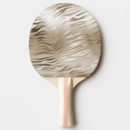 Guld Zebra och Leopard Animal Print Ombre Pingisracket