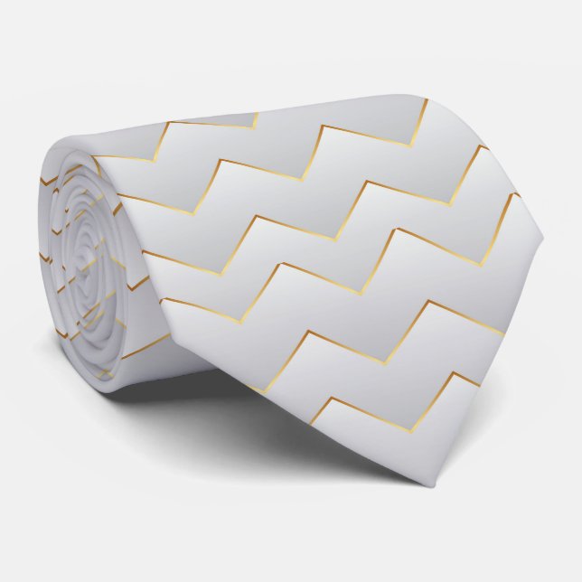 Guld Zig Zag Chevron Slips (Rullad)