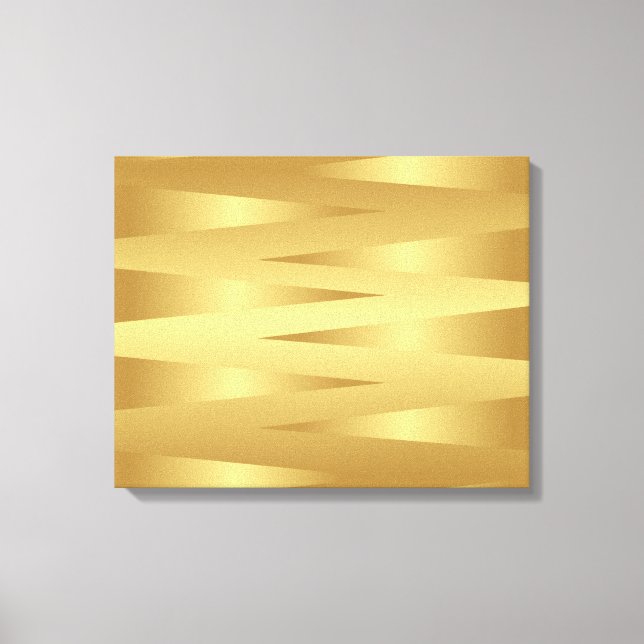 Guld Zig Zag Hemsida Abstrakt Decor Bild (Framsida)