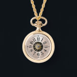 guld zodiac fickhalsband armbandsur<br><div class="desc">guld zodiac fickhalsband</div>